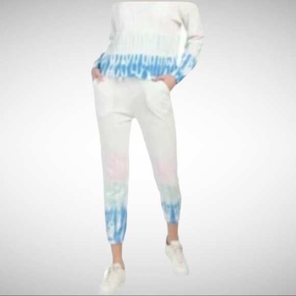 Splendid Tie-Dye High-Rise Cotton-Blend Jogger S - Picture 2 of 7